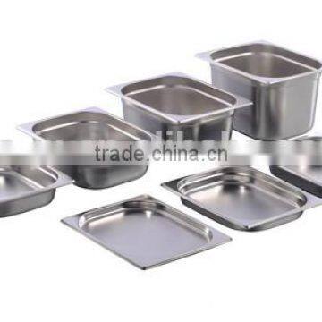 201/304 stainless steel food storage container/gastronorm container