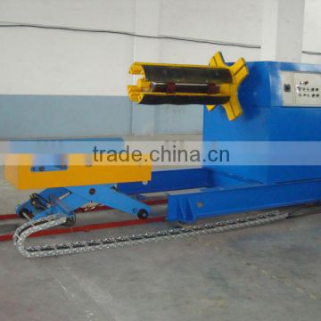 hydraulic uncoiler with coil car,uncoiler, decoiler