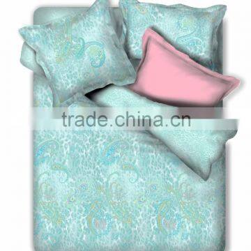 New product duvet cover, mint& pearl fiber bedding set