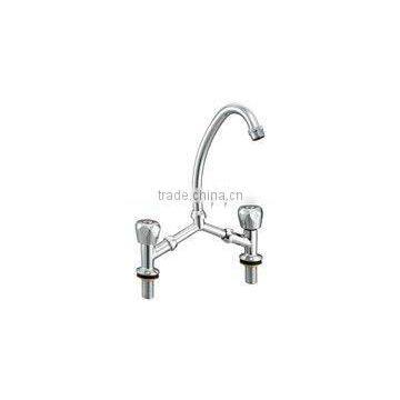 double handle basin faucet