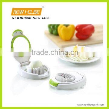 Smart Kitchen Gadget Plastic Egg Slicer/ Egg Cutter