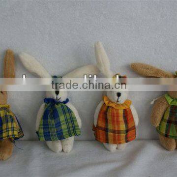 Cute plush animal easter rabbit