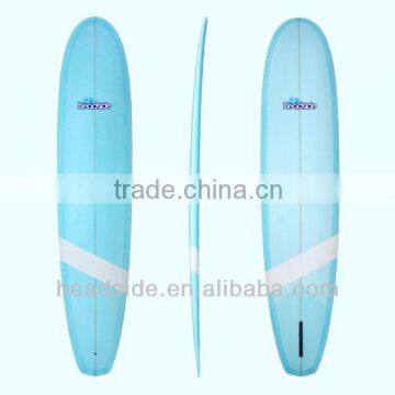 2014 New Style Design Baby Blue Pigment Surfboard