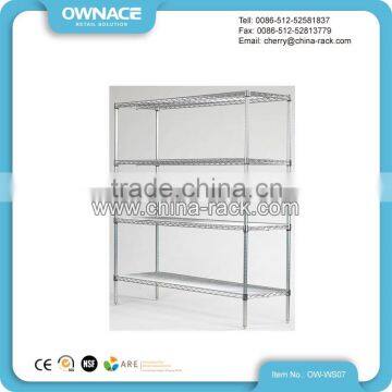 Light Duty Chrome Metal Garage Wire Shelving photo-2