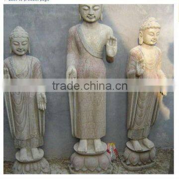 Old Finish Antique Stone Buddha Marble Figure