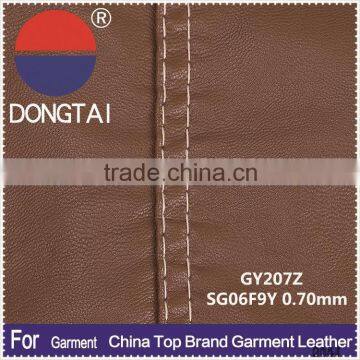 2015 soft pu clothing leather fabric Factory direct sale