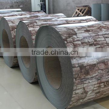 Alibaba suppliers cold rolled / hot dipped brick grain color coated steel