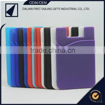 Custom Company Logo Silicone Phone Card Holder Wallet photo-6