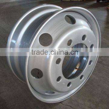 22.5x8.25 tubeless steel wheel for export