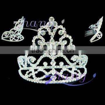 rhinestone hair comb