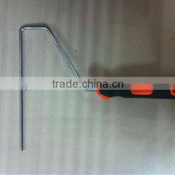 Rubber plastic handle paint roller
