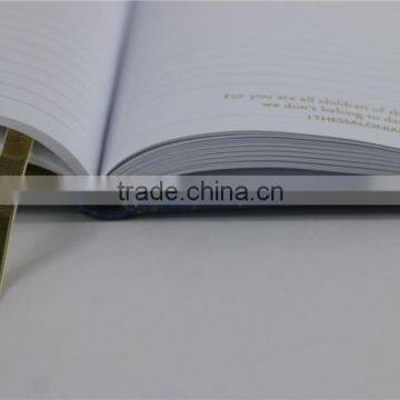 Foil Stamping Leather Journal Simple Design Diary Notebook photo-5