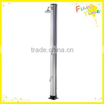 35L Swimming Pool Solar Shower w/ PVC Body P2605, Round Outdoor Garden Shower, PVC Outdoor Shower