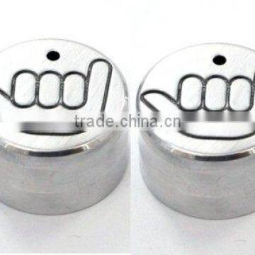 All Sales Interior Dash Knobs (set of 4) AC+4wd knob- Hang Loose Polished