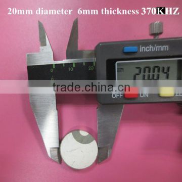 370KHZ 20mm ultrasonic ceramic transducer