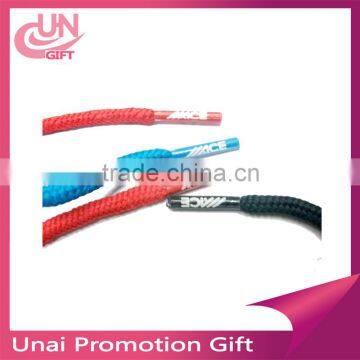 New design customized logo cheap colorful shoelaces