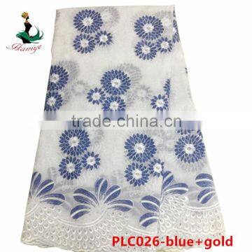 Haniye 2016/top Quality Hot Selling Cheap Price for Man Dress Swiss Voile Lace Polish Cotton Laces /PLC026 photo-3