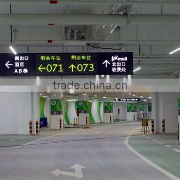 Smart parking lot guidance system(PGS) for indoor car park (supermarket, shopping center, train station, theme park,etc)