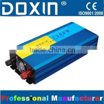 12V / 24V DC to AC110V / 220V 1200W Pure sine wave car power inverter full power supply inverter