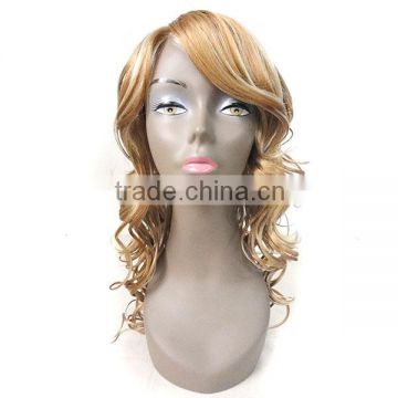 Latest product 24 inch remy lace front wigs long curly synthetic wigs