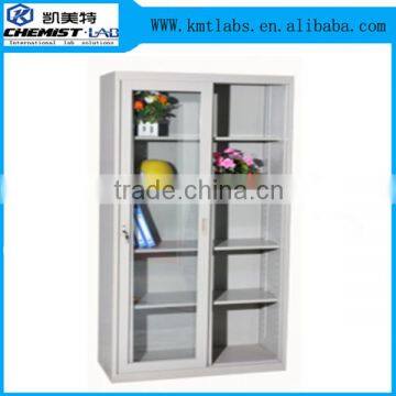 Fireproof Waterproof Double Sliding Glass Door Office Steel File Cabinet