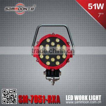 high power 43w led working light, super bright work lamp, 12v/24 off-road vehicle light_SM-7051-RXA