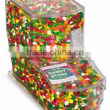 5 Gallon Acrylic Candy Bin w/ Scoop & Label Holder