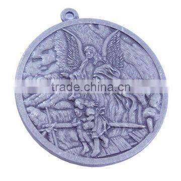 Fashion Antique round plain pendant