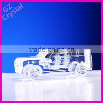 Clear Crystal Decoration Gift Glass Car Model