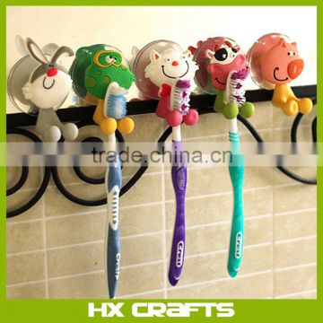 2015 Cute Cartoon Animal cupula Toothbrush holder / Suction hooks