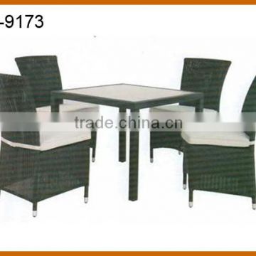 2016 5Pcs Wicker Dining Table Chair