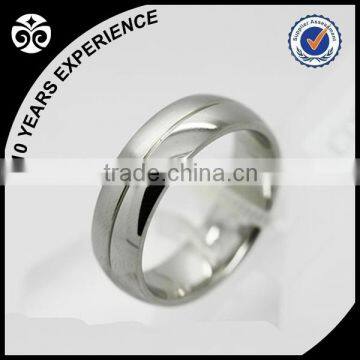 Stainless steel forever love wedding ring