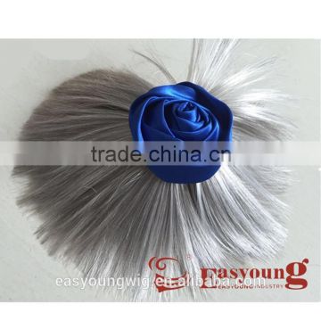 Silver color hair pieces for cosplay party. Hair accessories for cosplay show