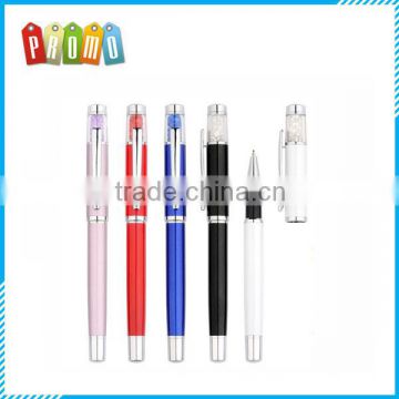 Metal Crystal Gel Ink Pen