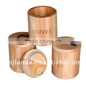 Wooden canister