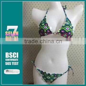 Sexy Women Bikini Push-up Padded Floral Print Swimsuit Bra Swimwear Bathing Suit