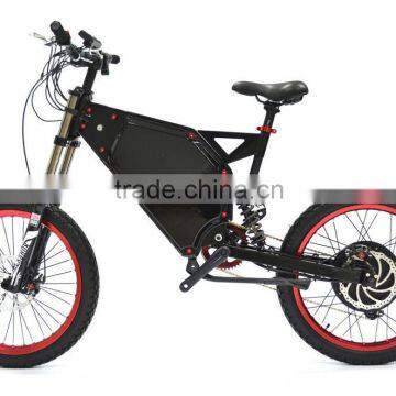 48V 1000W off Road Stealth Bomber Electric Bike , Beach Cruiser Electric Bike photo-4