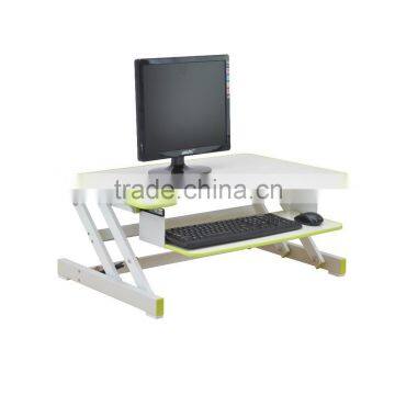 Portable sit standing adjustable desk for laptop notebook stand desks