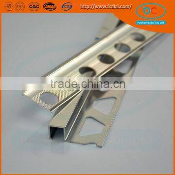 Top Quality L Shape Gold Metal Tile Trim Corners