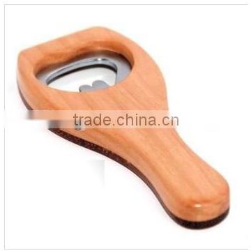 tennis racket shape wooden bottle opener,customize wooden opener