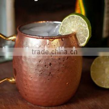 Small order NEW HOT Copper plated Hammered Moscow Mule Copper Mugs