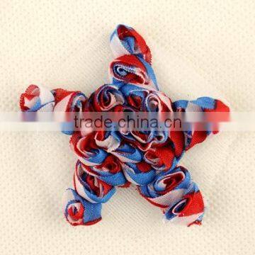 National Day's Decoratiom Chiffon Shabby Flower, Chiffon Shabby Trimming Flower photo-5