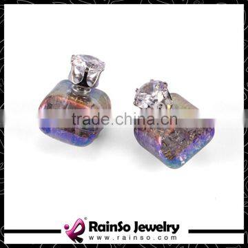 Girls Perfume Bottle Double Sided Stud Earrings 4Colors photo-2