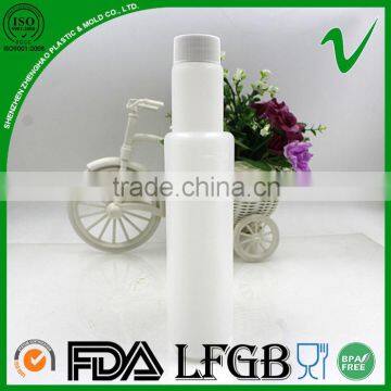 wholesale high quality empty plastic double neck bottle with screw cap