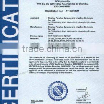 CERTIFICATE Of Conformity With EU MD 2006/42/EC As