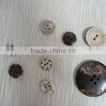 Natural Coconut Button