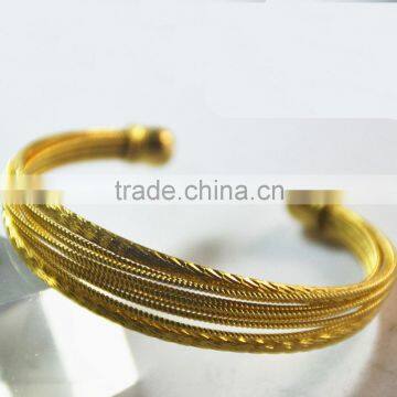Jewelry New Design Gold Color Bangle