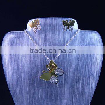 butterfly jewelry sets new design for wholesale