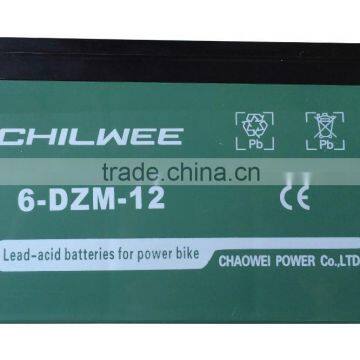 VRLA Gel battery for electric scooters, 12V 12Ah @2Hr rate