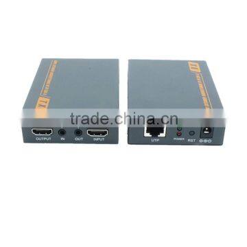 60M hdmi double ir extender with loop output up to 1080P with POE